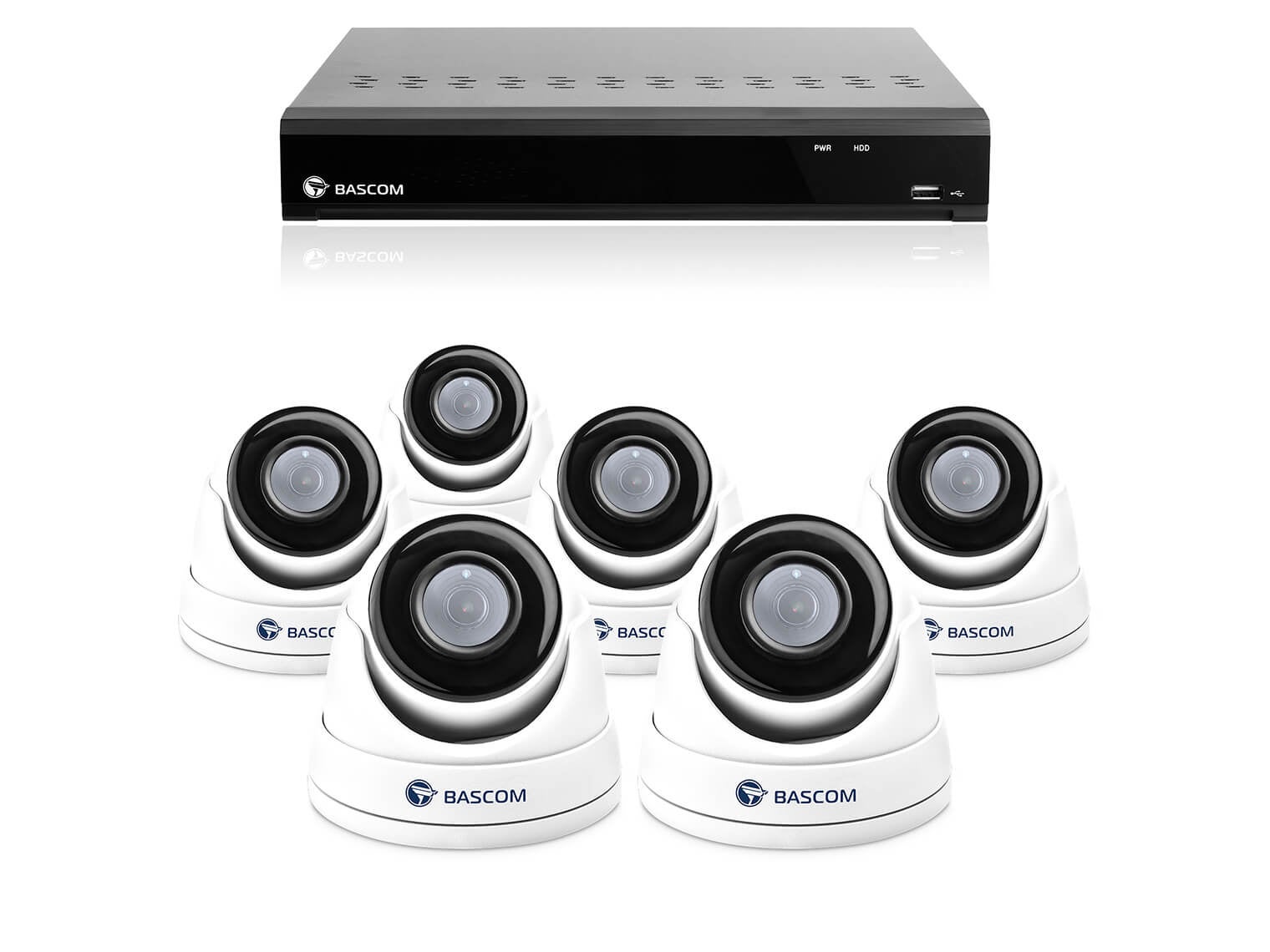 Système sans fil à 6 dômes