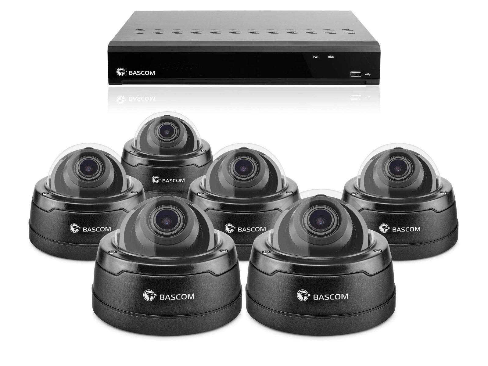 Système sans fil à 6 dômes PRO - Bascom